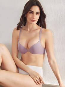 Ocili Áo ngực có gọng thoải mái phong cách tối giản với cúp dày dành cho ngực nhỏ, nâng và định hình hiệu quả - Màu Lilac Tím - Xem 7