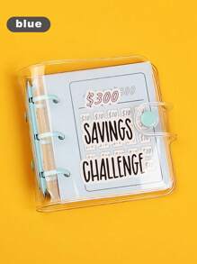 Savings Binder L $1000 Savings Challenge New Reusable Budget Book With Cash Envelopes Frosted Cover Money Organizer For Cash Savings Challenges Notebook Binder Organizer - Multicolor - View 9