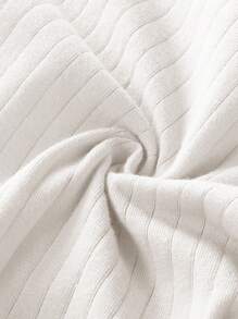 SHEIN 6 قطع/مجموعة من الملابس الداخلية الرياضية البسيطة ذات اللون الأحادي للفتيات، مناسبة لعيد الحب، الملبس والديكورات