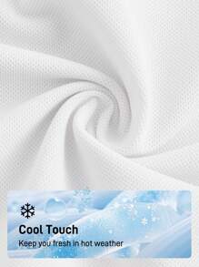 In My Nature 女士纯色侧开叉休闲户外 T 恤 - 白色 - 查看 4