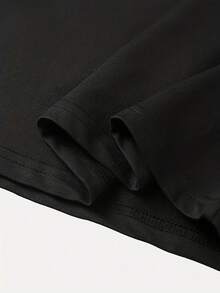 Coreblaze Men's Contrast Color Block Short Sleeve Casual Sport Polo Shirt - Black - View 5