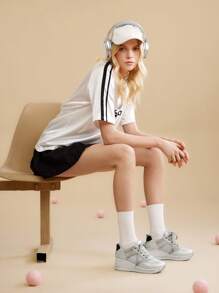 CUCCOO EASI 女士新款秋季低帮滑板运动鞋，百搭运动休闲白色硫化鞋 - 淺灰色 - 查看 3