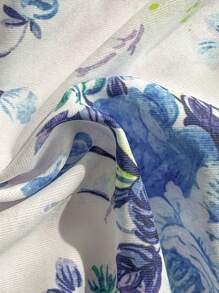 Soleia 2 件女士花卉印花荷叶边比基尼套装，浪漫度假风格 - 彩色 - 查看 7