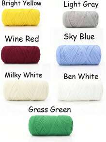 Elastic Cloth Strips, Woven Fabric Knitted Yarn, For Hand Crochet And Woven Bags, Storage Baskets, Cushions, Dolls, Slippers, Handicraft Crochet Projects - Multicolor - View 7