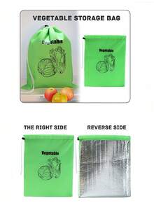 1/3 香蕉储存袋，蔬菜保鲜袋，防熟，香蕉储存保鲜袋，轻便便捷的香蕉袋，番茄和生菜袋，可水洗，耐用，厨房用品，厨房用具，最便宜的物品 - 彩色 - 查看 4