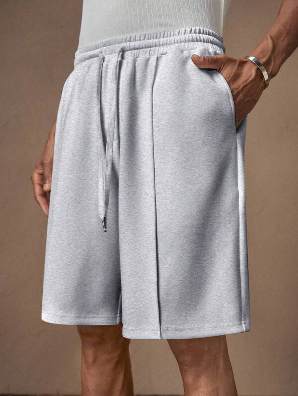 AKNOTIC Pantalones cortos rectos de punto blanco casuales y sueltos con cintura elástica, adecuados para el verano, las vacaciones, el uso diario, las fiestas, las parejas, como regalo para hombres