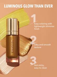 SHEGLAM هايلايتر الجسم Sunkissed-Eros Liquid Highlighter Liquid Shimmer Long Wear Brightening Glow Body Highlighter Highlighter حفل التخرج عيد ميلاد عطلة صيف خريف واي تو كيه أنيق أزياء نساء علامة تجارية مكياج مستحضرات تجميل الجمال حفلة شاطئ بحر سفر تخييم في الهواء الطلق مدرسة حرم جامعي رحلة مهرجانات ديكور هدية هدية وردة فتاة تنكر أفضل لون سحر أجواء