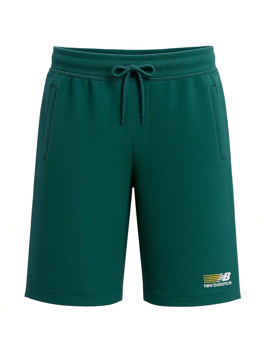New Balance Sport Core French Terry Short - New Green - Green - View 1