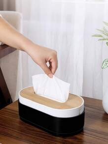Hộp đựng khăn giấy hình bầu dục kiểu Bắc Âu, hộp đựng khăn giấy để bàn sáng tạo, hộp đựng khăn giấy trang trí. - Nhiều màu - Xem 9