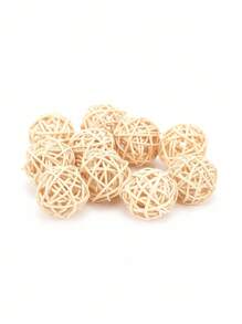 5/10/15/50pcs Wicker Balls Toys For Parrots, 3cm Diameter Parrot Foot Toys To Chew And Bite, Woven Wicker Parrot Toys