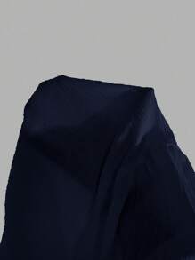 SHEIN EZwear 藏青色女士休闲度假多层蛋糕裙，适合夏季 - 藏蓝色 - 查看 5