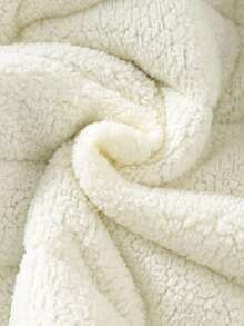 SHEIN Young Boys Casual Thick Thermal Lined Hooded Zip-Up Parka Coat, Suitable For School, Garden, Beach, Birthday, Spring, Summer, Autumn, Winter - Black - View 4