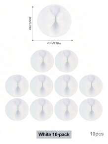 3pcs Desktop Cable Organizer Clips For Data/Earphone/Charging Cable Management, Bedside Cable Holder Back To School