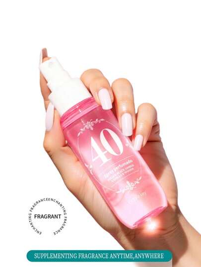 SHEIN 1瓶香氛喷雾，空气清新剂，3.17盎司（90毫升），不含酒精，清新空气，衣物除臭，花果香氛，适用于卧室、客厅、居家、情人节派对。适合送给家人朋友、男朋友和女朋友，小巧便携，理想的礼物。