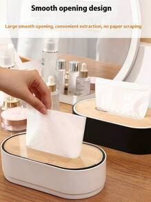 Hộp đựng khăn giấy hình bầu dục kiểu Bắc Âu, hộp đựng khăn giấy để bàn sáng tạo, hộp đựng khăn giấy trang trí. - Nhiều màu - Xem 1