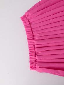 Sparklyn 2pcs Set Teenage Girls Dopamine-Inspired Floral Print Cardigan Sweater And Solid Pleated Skirt, Vibrant Spring Outfit Fall Winter