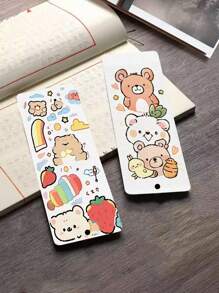 30pcs Blank Watercolor Bookmarks, 300gsm Thick Paper, DIY Art Supplies For Coloring, Acrylic Painting, Watercolor, Crafts And Bookmarks - White - View 4