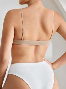 Ocili Seamless Wireless Elastic Knit Bra, Comfortable Women Underwear Leisure