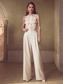 MOTF PREMIUM 修身贴花背心 - 彩色 - 查看 6