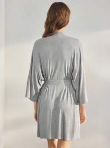 Ocili 休闲柔软针织睡袍 女士睡衣 家居服 假日季轻松舒适，舒适优雅的细节设计，秋冬季穿搭