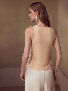 MOTF PREMIUM 修身贴花背心 - 彩色 - 查看 4