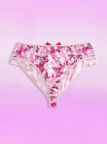 Notgurli Rosa Schmetterling Kontrastfarben Mehrschichtige Rüschen Satin Spitzenbesatz Kawaii Süße Lolita Stil Shorts, können als Oberbekleidung oder Bloomers getragen werden - Verschiedenfarbig - Übersicht 8