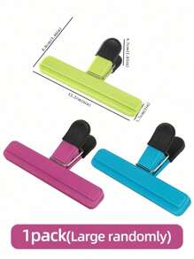 3Pcs Potato Chip Holder, Portable Large Potato Chip Bag Holder, Various Sizes Of Upgraded Wide Opening Food Storage Bags, With Airtight Sealing Clip, Heavy-Duty Sealing Clip Sealing Clip Tools, Kitchen Organizing Accessories, Preservation Clip, Household Snack Moisture-Proof Sealing Clip, Plastic Sealing Clip - 3pcs - View 9