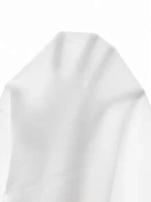 Franclia 女式纯色圆领蝙蝠翼短袖褶皱休闲T恤，夏季