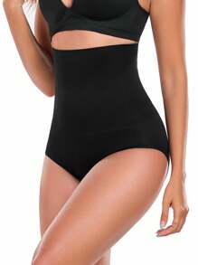 SHEIN 3pcs Women Seamless High Waist Non-Rolling Tummy Control Lingerie Butt Lifter Shaping Briefs Panties Sheath Flat Belly Slimming Waist Trainer Body Shaper Shapewear Underwear - Multicolor - View 7