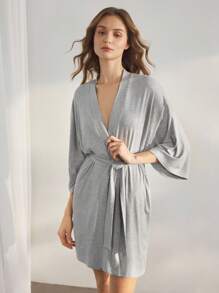 Ocili 休闲柔软针织睡袍 女士睡衣 家居服 假日季轻松舒适，舒适优雅的细节设计，秋冬季穿搭