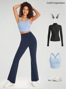 GLOWMODE 女士运动紧身裤 - 藏蓝色 - 查看 6