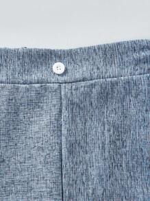 Conjunto de chaleco sin mangas y pantalones casuales para adolescentes