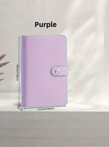 1 PIEZA Libro de ahorro de efectivo para billetes y monedas - Cartera portadora de dinero estética con cremallera, cuaderno planificador de presupuesto, organizador de billetes de dólar, bolsillo para monedas de viaje, regalo para hombres y mujeres, almacenamiento de moneda coleccionable