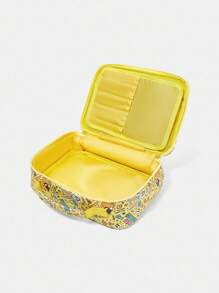 LOONEY TUNES X SHEIN Damen Buchstaben & Cartoon Muster gelbe modische Handtasche