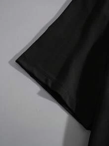 Manfinity Dauomo Men's Person Graphic Print Round Neck Short Sleeve Casual T-Shirt - Multicolor - View 4