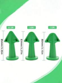 3 件套填缝喷嘴和涂抹器工具 - 密封胶和灌浆环氧活塞配件，用于地板清洁和瓷砖砖接缝，男士工具 - 綠色 - 查看 3