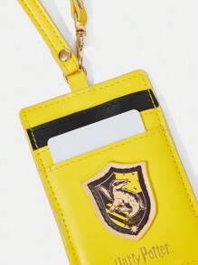 HARRY POTTER X SHEIN Hộp đựng thẻ dung lượng lớn hình chữ vàng - Màu vàng - Xem 7