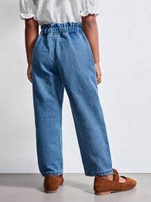 Maija Kids Maija Kids Quần Jeans Denim Túi Thêu Eo Cho Bé Gái - Nhiều màu - Xem 5