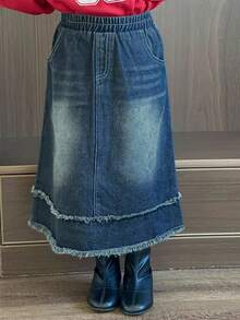 DAZY 年轻女孩休闲时尚百搭牛仔迷你裙