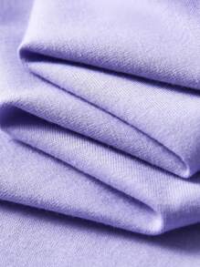 JNSQ T-shirt à manches courtes de sport décontracté pour la rentrée scolaire, T-shirt en coton à col ras-du-cou nervuré avec couleur contrastée pour enfants