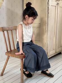 Dazy Kids Young Girls Fall Pants - Blue - View 7