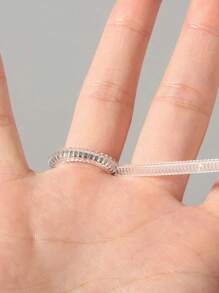 1/2/4pcs Transparent Ring Size Adjuster, Everyday Casual Tool - Clear - View 4