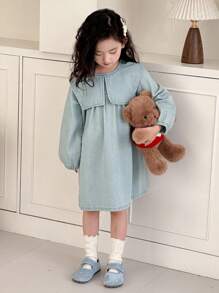 Dazy Kids 女童牛仔连衣裙