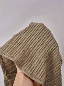 Girls Casual Top With Woven Hem And Skirt, Summer - Brown - View 8