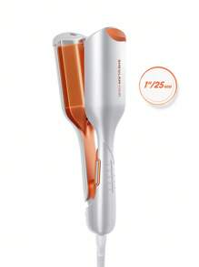 SHEGLAM HAIR Beach Babe Hair Waver, Ionic Hair Waver, Waver Curling Iron, rizador de cabello de 2 barriles con anti-escaldaduras, 50 millones de iones y 10 minutos de onda rápida, temporizador inteligente y temperaturas ajustables, herramienta para el cabello fácil de usar para mujeres - enchufe de EE. UU.
