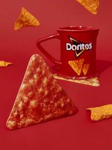 Doritos X SHEIN 1 件 / 2 件趣味薯片形状杯垫，保护桌面 - 彩色 - 查看 2