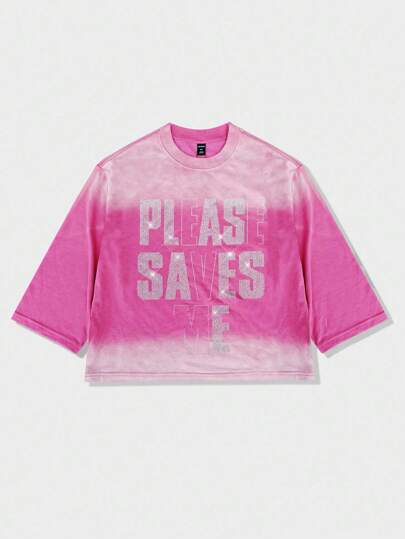 Street Life Farbverlauf Lässiges Urlaubsmode Glitzerndes Marken Herren T-Shirt