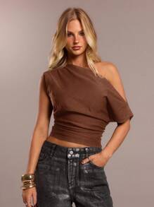 Avantive 女士浪漫舞会正式生日90年代服装商务休闲女士优雅西部装外出时尚休闲Y2K服装俱乐部办公室鸡尾酒复古紧身装狂欢节趣味优雅复古街头装度假乡村音乐会工作服朴素春假单身派对音乐会坏人基本款毕业合身牛仔女装通勤仙女风格上衣 - 棕色 - 查看 4