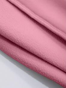 DAZY 2pcs/Set Young Girls Round Neck Letter Print Outfit, Fall - Pink - View 5