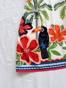 Soleia 休闲时尚印花夏季无袖女式连衣裙 - 彩色 - 查看 4